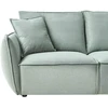 Sofa Beliani 5 vietų poilsio baldų komplektas KUNES šviesiai žalias