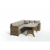 Lauko baldų komplektas Domoletti OUTDOOR FURNITURE SET BEIGE 179X66X73