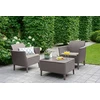 Lauko baldų komplektas Gardena Keter Sodo baldų komplektas Salemo Balcony Set beige