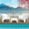 Lauko baldų komplektas Gardena Darza mebelu komplekts Set Ibiza Terrace balts