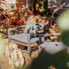 Lauko baldų komplektas Selsey Sodo baldų rinkinys TEXAS su sofa, foteliais ir kavos staliuku PILKAS