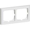 LAURITZ KNUDSEN FUGA® rėmas Softline 631 modulis, dvigubas horizontalus, baltas