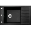 Granitinė virtuvinė plautuvė Laveo Pionier SBR_713T, Juodas