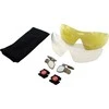 Lazer Stiklai magneto baltas-juodas dydis Universalus (LZR-OKL- MAG- GLWH)