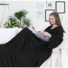 Pledas DecoKing Lazy, juodas, 150 cm x 180 cm
