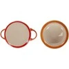 Le Creuset akmens masės indų rinkinys iš 4 smulkių troškintuvų 10x5cm ugnikalnio.