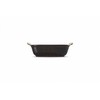 Le Creuset Rectangular Heritage Stoneware 19x14cm / 1,1L juodas