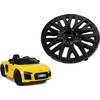 Lean Cars Juodas ratlankio dangtelis Audi R8 modeliui