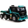 Lean Cars Vienvietis elektromobilis su priekaba Mercedes-Benz Axor XMX622, mėlynas