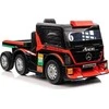 Lean Cars Vienvietis elektromobilis su priekaba Mercedes-Benz Axor XMX622, raudonas