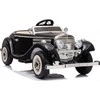 Lean Cars Dvivietis elektromobilis Retro Mercedes 540K, juodas