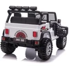 Lean Cars Vaikiškas elektrinis Jeep BEAST 4x4 su LED šviesomis ir saugos mygtuku, nuo 3 metų, juodas