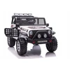 Lean Cars Vaikiškas elektrinis Jeep BEAST 4x4 su LED šviesomis ir saugos mygtuku, nuo 3 metų, juodas