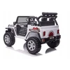 Lean Cars Vaikiškas elektrinis Jeep BEAST 4x4 su LED šviesomis ir saugos mygtuku, nuo 3 metų, juodas