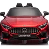 Dvivietis vaikiškas elektromobilis Lean Cars Mercedes AMG SL63, raudonas