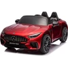 Dvivietis vaikiškas elektromobilis Lean Cars Mercedes AMG SL63, raudonas