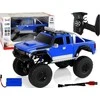 Lean Toys 1:8 mėlynas 4x4 bekelės R/C automobilis su 2.4G valdikliu