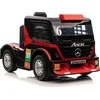Lean Cars Vienvietis elektromobilis vaikams Mercedes-Benz Axor XMX622, raudonas