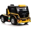 Lean Cars Vienvietis elektromobilis vaikams Mercedes-Benz Axor XMX622, geltonas