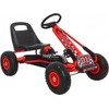 Lean Cars Gokart raudoni A-15 pripučiami ratai
