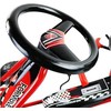 Lean Cars Gokart raudoni A-15 pripučiami ratai