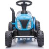 Lean Cars Traktor Na Akumuliatorius su Przyczepą A009 Mėlyna