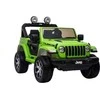 Lean Cars Dvivietis vaikiškas elektromobilis Jeep Rubicon 4x4, žalias