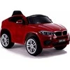 Lean Cars Vaikiškas elektrinis visureigis BMW X6M, nudažytas raudonai