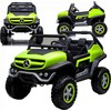 Lean Cars Akumuliatorinis automobilis Mercedes Unimog žalias