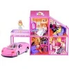 Lėlių namelis su priedais Lean Toys, 105 cm