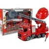 Žaislinis ardomas ugniagesių gelbėtojų autokeltuvas su priedais Lean Toys, raudonas, 54x32x9,5 cm