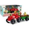 Lean Toys Traktorius su priekaba gyvūnams
