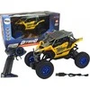 Lean Toys Geltonas nuotoliniu būdu valdomas visureigis automobilis 2.4 GHz 1:16