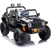 Lean Cars Akumuliatorinis dvivietis automobilis vaikams XB-1118 4x4, juodos spalvos