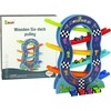 Drewniana Medinė automobilių trasa Lean Toys, 6 aukštų, 30x8x33 cm