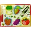 Lean Toys Medinis daržovių pjaustymo rinkinys, 6 vnt