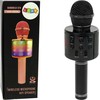 Lean Toys Belaidis mikrofonas su USB garsiakalbiu WS-858, juodas