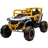 Lean Cars Baterijomis Varomas 4x4 Visureigis M1, Baltas ir Geltonas