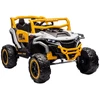 Lean Cars Baterijomis Varomas 4x4 Visureigis M1, Baltas ir Geltonas