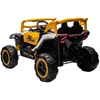 Lean Cars Baterijomis Varomas 4x4 Visureigis M1, Baltas ir Geltonas