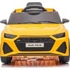 Lean Cars Elektromobilis On Car Audi RS6 BRD-2118 geltonas