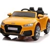 Lean Cars Vienvietis vaikiškas elektromobilis Audi TTRS, geltonas