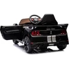 Lean Cars Lean Toys Elektromobilis vaikams Ford Mustang GT500 Shelby, Juodos spalvos