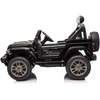Lean Cars Juodas elektrinis automobilis Jeep Rubicon DK-JWR556