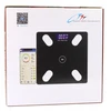 Lean Elektroninės vonios svarstyklės su Bluetooth funkcija ir LED ekranu, 28x28 cm