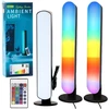 Lean RGB LED šviestuvų rinkinys su nuotolinio valdymo pultu 2 vnt.