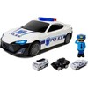 „Lean Sport“ policijos automobilių saugojimo garažas, 2 viename, garsinis apšvietimas