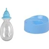 Lean Toys Mėlyna Lėlė Mėlyna Baby Doll su puoduku, 24 cm