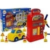 Lean Sport Lean Toys Nustatyti degalinės žaislinių automobilių kelio ženklų šviesos garsą