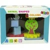 Mediniai gyvūnai vaikams Lean Toys, panda ir pelėda